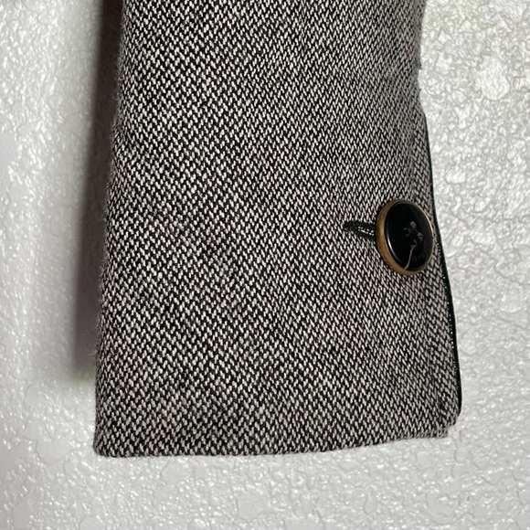 Express Wool Blend Gray Jacket Blazer - Size 4 - Picture 4 of 11